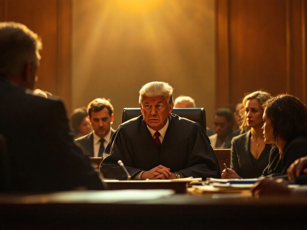 Scenă din sala de judecată cu participanți activi.