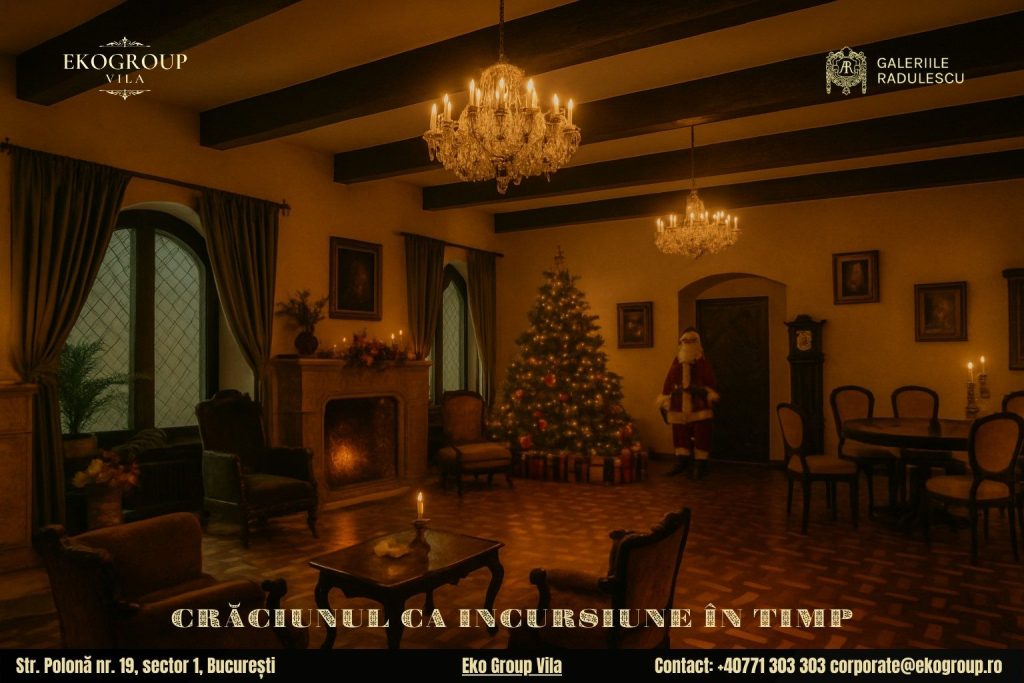 Evenimente de Crăciun București: O călătorie unică în timp cu Crăciunul anilor ’30 la Eko Group Vila